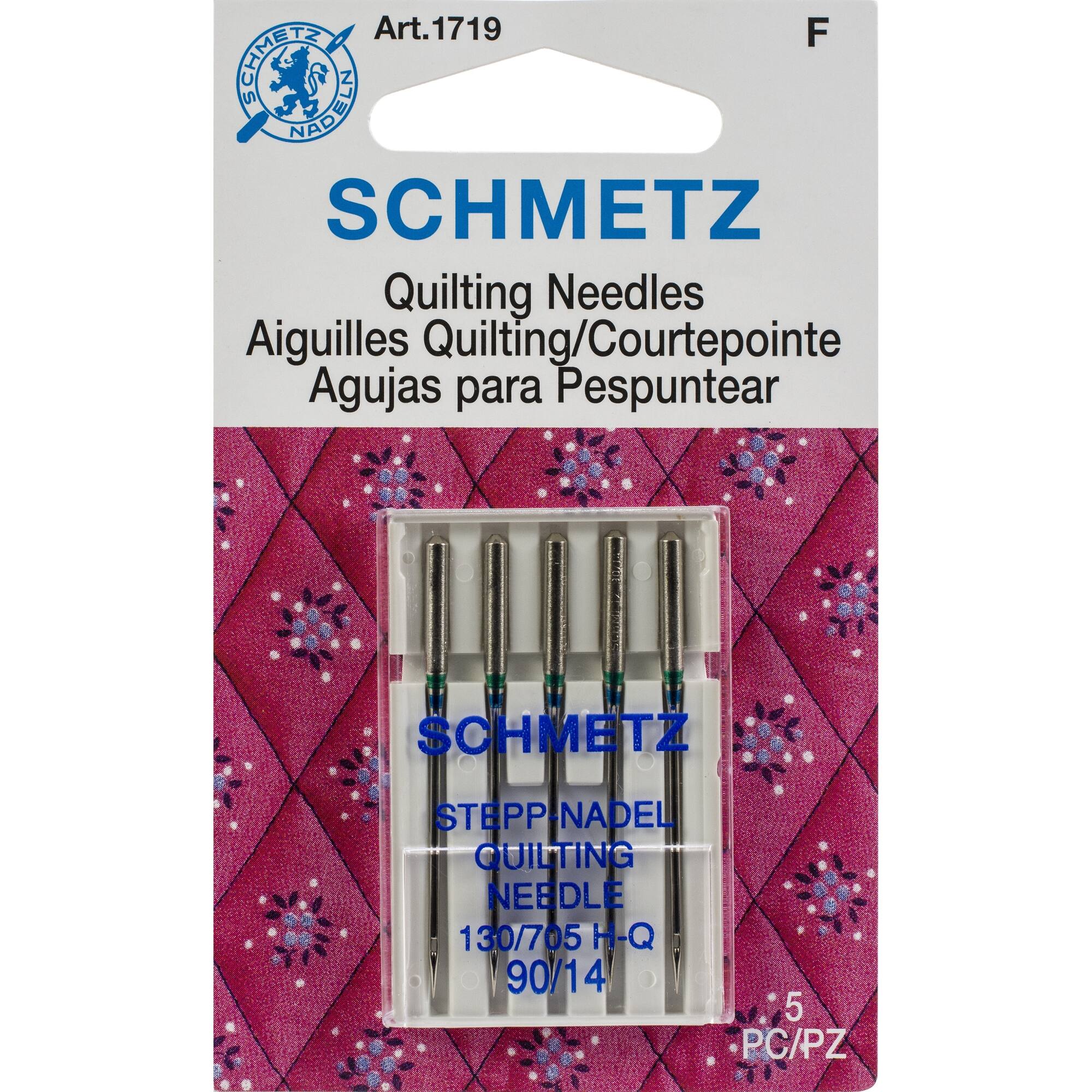 SCHMETZ Quilt Machine Needles, 14/90
